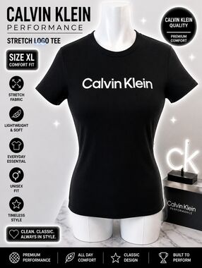 Calvin‎ Klein Performance Stretch XL Logo Tee